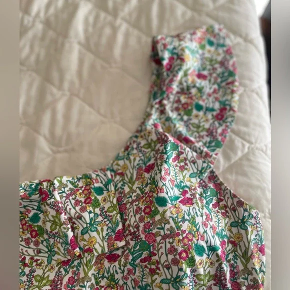 J.Crew Ruffle One-Shoulder One-Piece Swimsuit in Liberty® fabric Size 16 - Picture 3 of 12